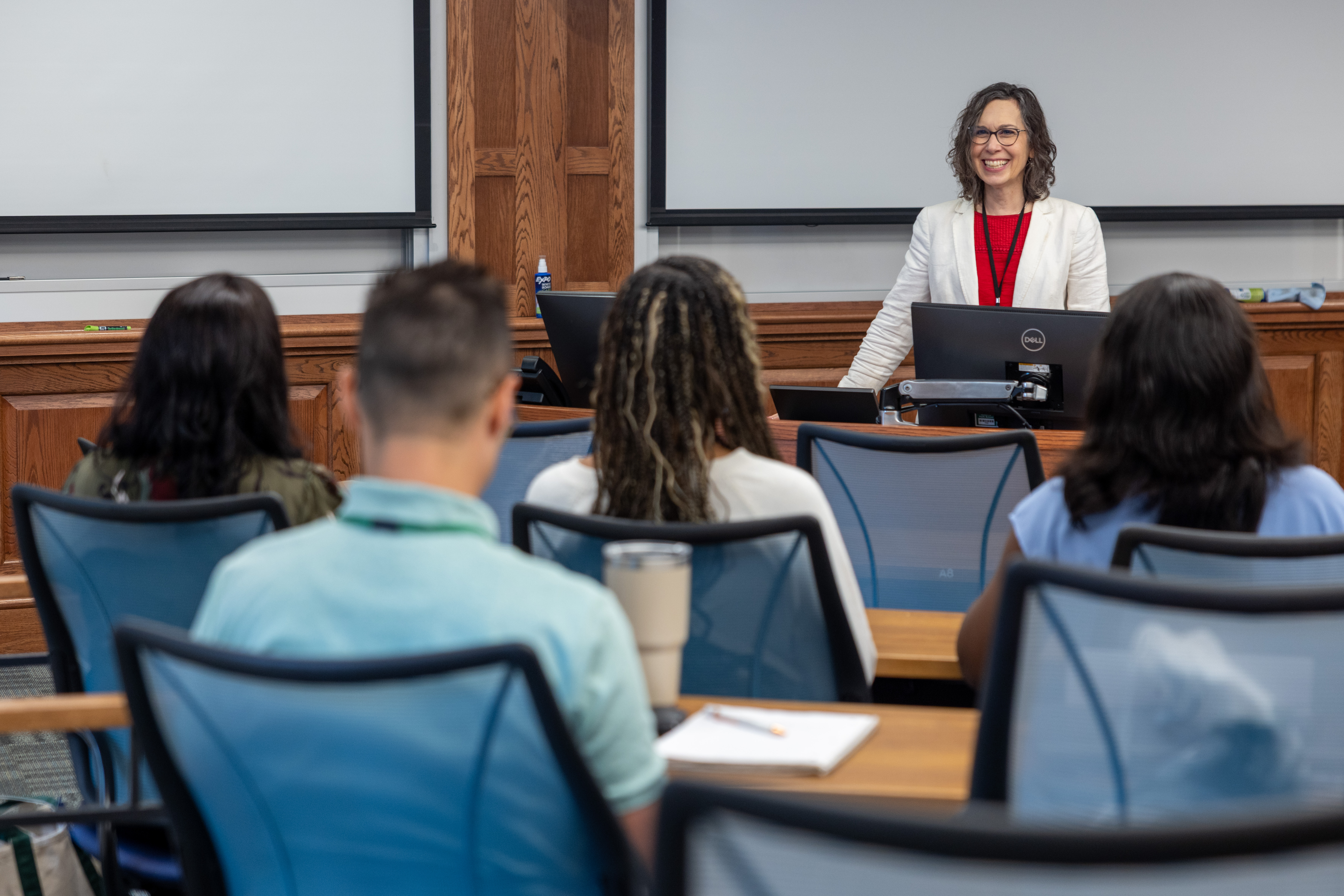 career services session with Dartmouth MHA students